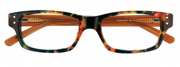 EasyClip EC235 Eyeglasses, 010 - Tortoise Green