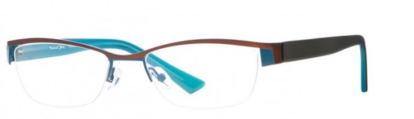 Michael Stars Radiant Eyeglasses, Cocoa Blue