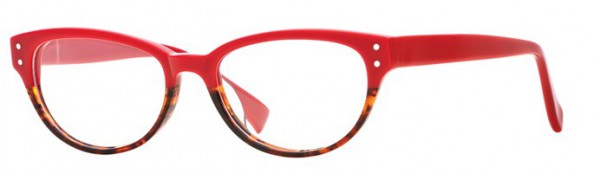 Michael Stars Accomplished Eyeglasses, Red Tort
