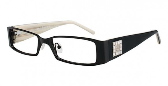 Rocawear R117 Eyeglasses, SBLK Black/Ivory