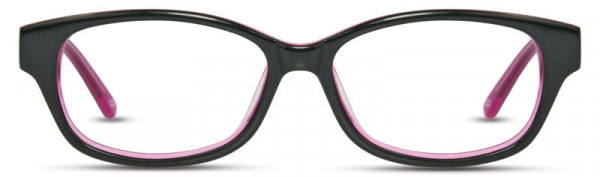 David Benjamin Scribble Eyeglasses, 3 - Charcoal / Hot Pink