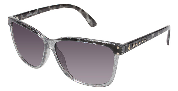 Baby Phat B2078 Sunglasses, BLK Black (smoke gradient)