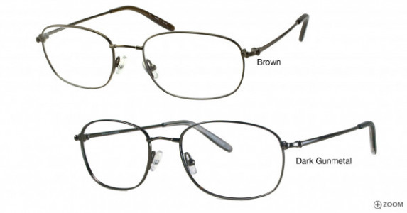Bulova Dale Eyeglasses, Brown