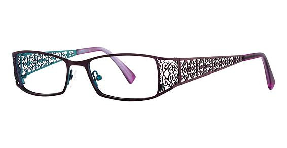 Vivian Morgan 8031 Eyeglasses, Purple/Turq