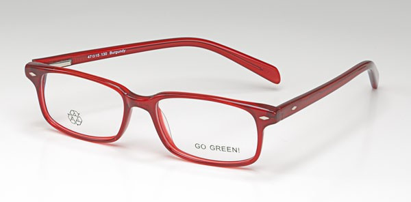Go Green GG20 Eyeglasses, Burgundy