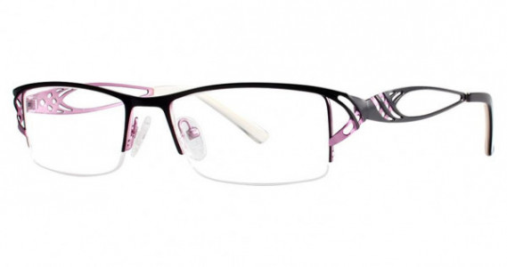 Modern Art A339 Eyeglasses, black/rose