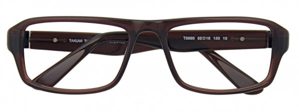 Takumi T9990 Eyeglasses, 010 - Dark Chocolate