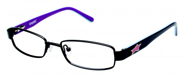 Crayola Eyewear CR134 Eyeglasses, BLK BLACK/GRAPE JELLY