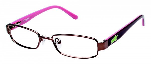 Crayola Eyewear CR134 Eyeglasses, BRN BROWN/CARNATION PINK