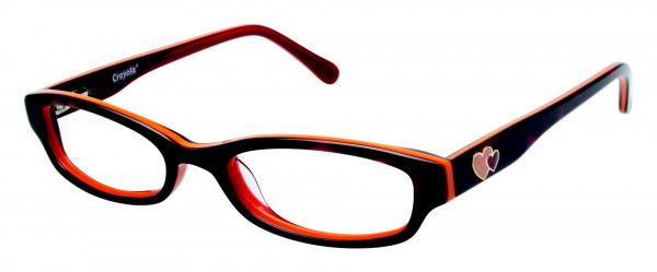 Crayola Eyewear CR145 Eyeglasses, TS TORTOISE/ORANGE SODS
