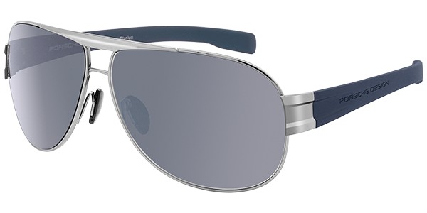 Porsche Design P 8544 Sunglasses, Titanium, Matte Light Gray (B)