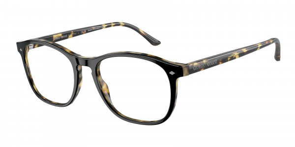Giorgio Armani AR7003 Eyeglasses, 6127 TOP BLACK/HAVANA (BLACK)