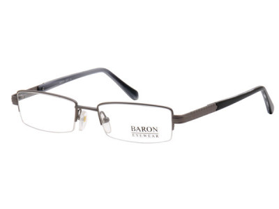 Baron 5257 Eyeglasses, Matte Gunmetal