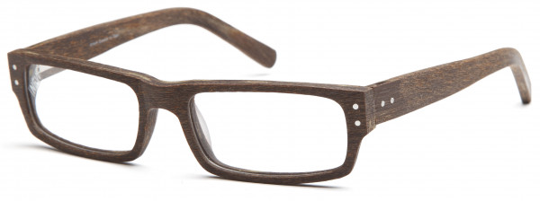 Artistik Eyewear ART 302 Eyeglasses, Brown Wood