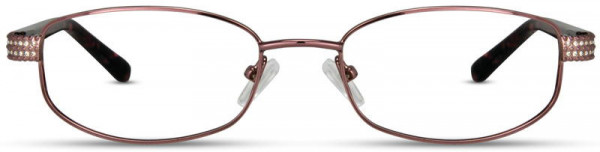 Gold Coast GC-101 Eyeglasses, 1 - Rose / Wine Shell