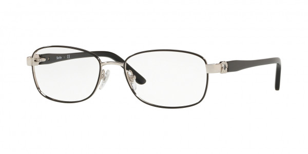 Sferoflex SF2570 Eyeglasses, 526 SILVER BLACK (SILVER)