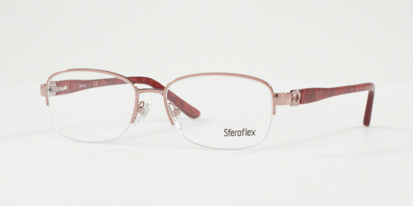 Sferoflex SF2571 Eyeglasses, 489 SHINY PINK (PINK)