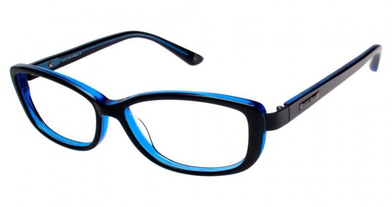 Bogner 733019 Eyeglasses, Black w/Blue (10)