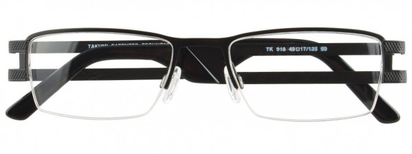 Takumi TK918 Eyeglasses, 090 - Matt Black & Burgundy