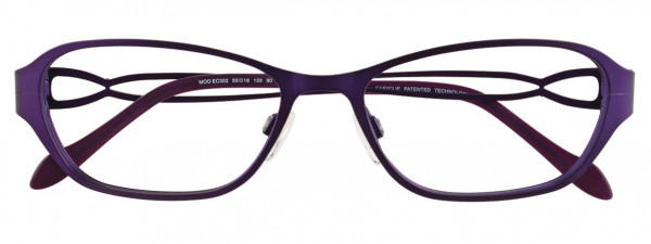 EasyClip EC302 Eyeglasses, 080 - Matt Violet