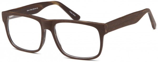 Artistik Eyewear ART 304 Eyeglasses, Brown Wood