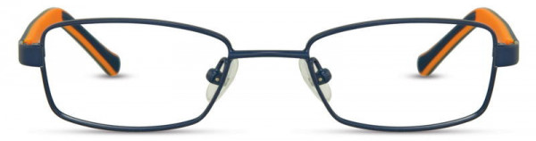 David Benjamin Time Out Eyeglasses, Navy / Orange