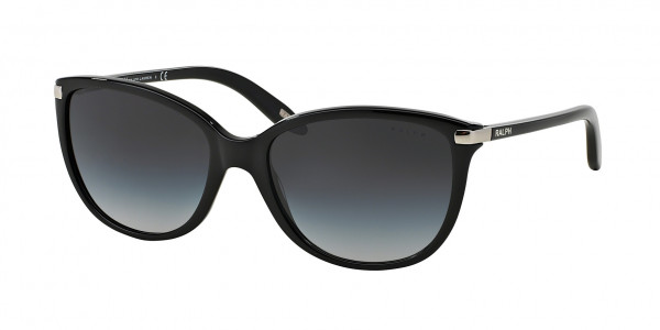Ralph RA5160 Sunglasses, 501/11 RA5160 SHINY BLACK GRADIENT GR (BLACK)