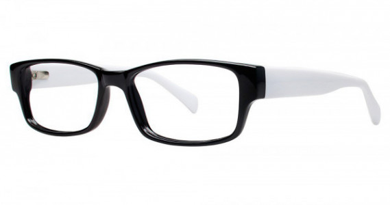 Modern Optical CHILL Eyeglasses, Black/White