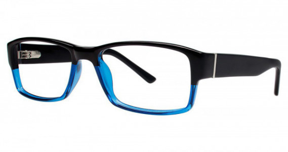 Giovani di Venezia LOUIS Eyeglasses, Black/Blue Fade
