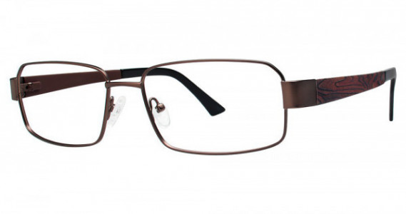 Big Mens Eyewear Club BIG SKY Eyeglasses, Matte Brown
