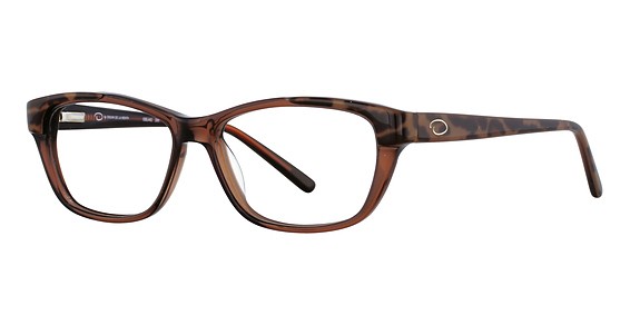 Oscar de la Renta OSL 442 Eyeglasses, 200 Crystal Dark Brown