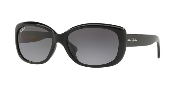 Ray-Ban RB4101F JACKIE OHH Sunglasses, 601/T3 BLACK (BLACK)