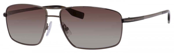 HUGO BOSS Black BOSS 0580/P/S Sunglasses, 0AGL DARK RUTHENIUM