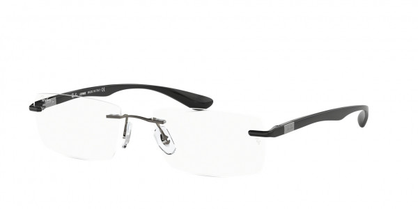 Ray-Ban Optical RX8724 Eyeglasses, 1000 GUNMETAL (GREY)