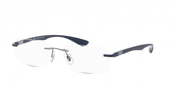 Ray-Ban Optical RX8724 Eyeglasses, 1217 MATTE GUNMETAL (GREY)