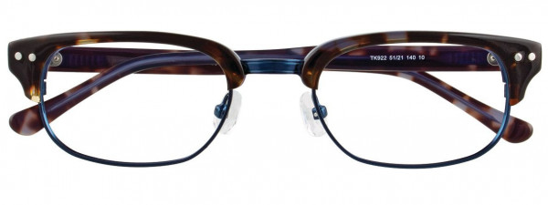 Takumi TK922 Eyeglasses, 010 - Tortoise & Navy