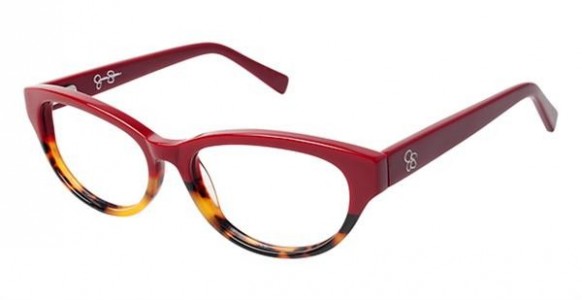 Jessica Simpson J1020 Eyeglasses, RED Red/Tortoise