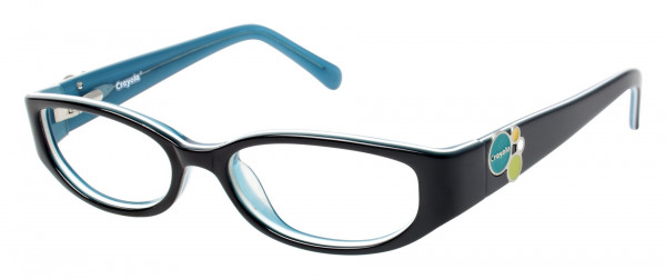 Crayola Eyewear CR130 Eyeglasses, OXTL BLACK/TEAL