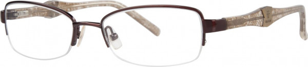 Vera Wang V327 Eyeglasses, Brown