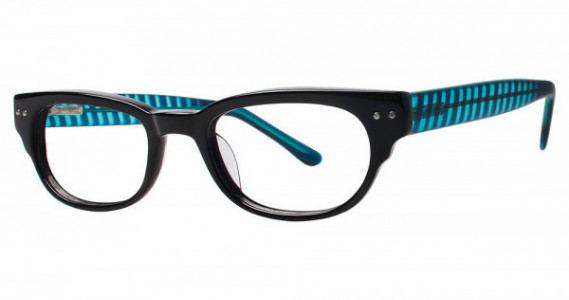 Modern Optical TENDER Eyeglasses, Black/Teal