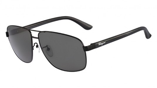 Ferragamo SF122SAP Sunglasses, 001 SHINY BLACK