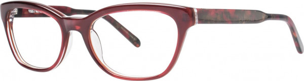 Vera Wang V345 Eyeglasses, Ruby