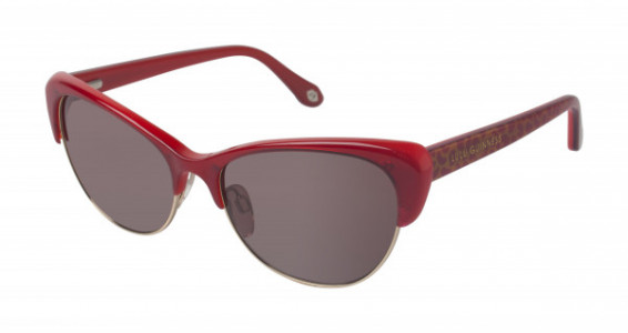 Lulu Guinness L117 Sunglasses, Red (RED)