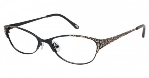 Lulu Guinness L767 Eyeglasses, Black/Gold (BLK)