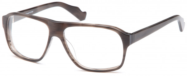 Artistik Eyewear ART 413 Eyeglasses, Grey Horn