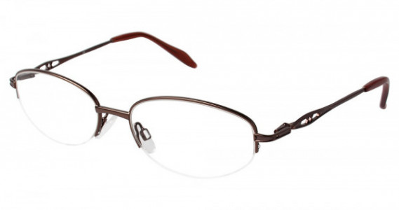C by L'Amy C By L'Amy 520 Eyeglasses, C02 BROWN