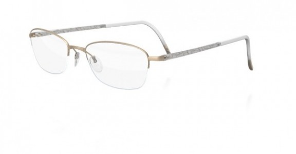 Silhouette Illusion Nylor 4453 Eyeglasses, 6053 Gold / Crystal-Silvergold