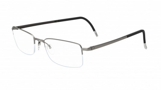 Silhouette Illusion Nylor 5428 Eyeglasses, 6081 Metallic Silver / Grey