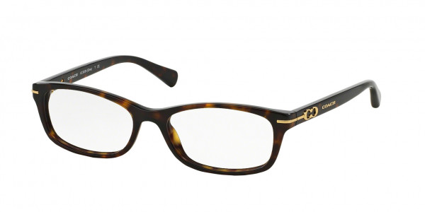 Coach HC6054 ELISE Eyeglasses, 5001 DARK TORTOISE (HAVANA)