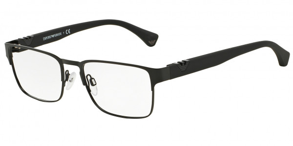 Emporio Armani EA1027 Eyeglasses, 3001 MATTE BLACK (BLACK)